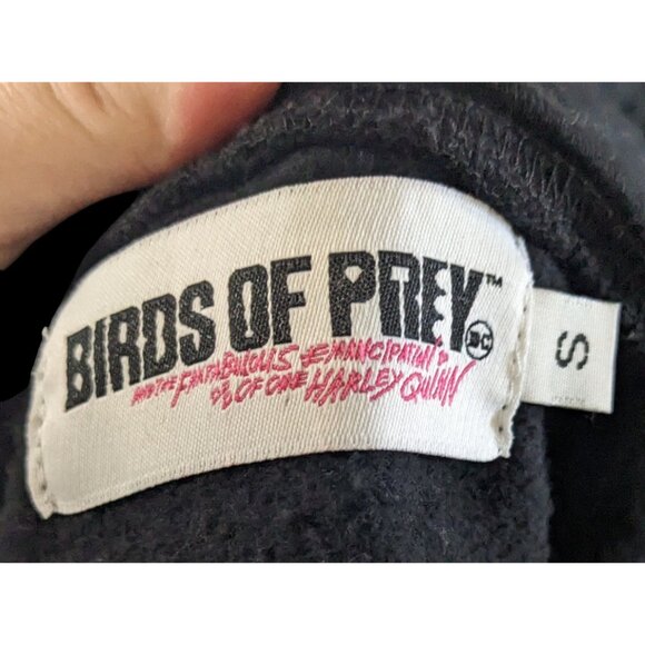 Birds Of Prey Harley Quin Embroidered Hoodie Size Small - Picture 5 of 7